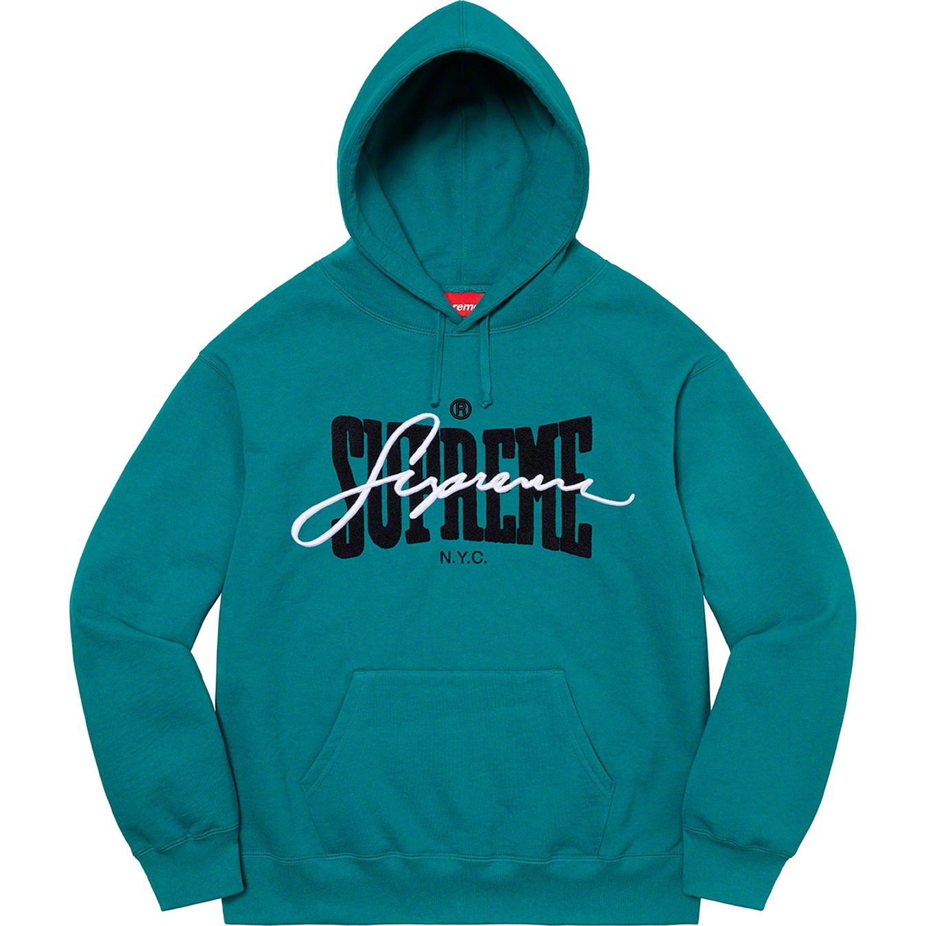 Embroidered Chenille Hooded Sweatshirt view 12